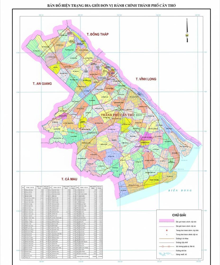 103 Xã Phường Mới: Bản Đồ Hành Chính TP Cần Thơ Mới Nhất Sau Sáp Nhập [Chi Tiết]