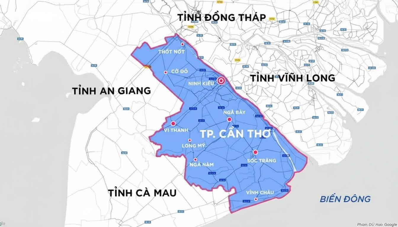 Danh Sách 103 Phường Xã Sáp Nhập Cần Thơ 2025 [Tên Mới, Địa Chỉ]