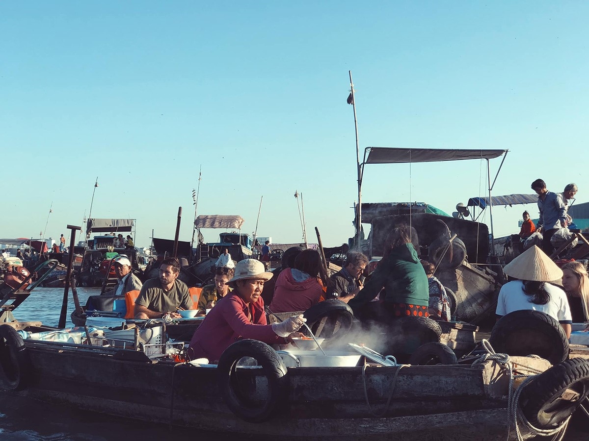 Tường thuật tham quan chợ nổi Cái Răng độc lập chi tiết nhất