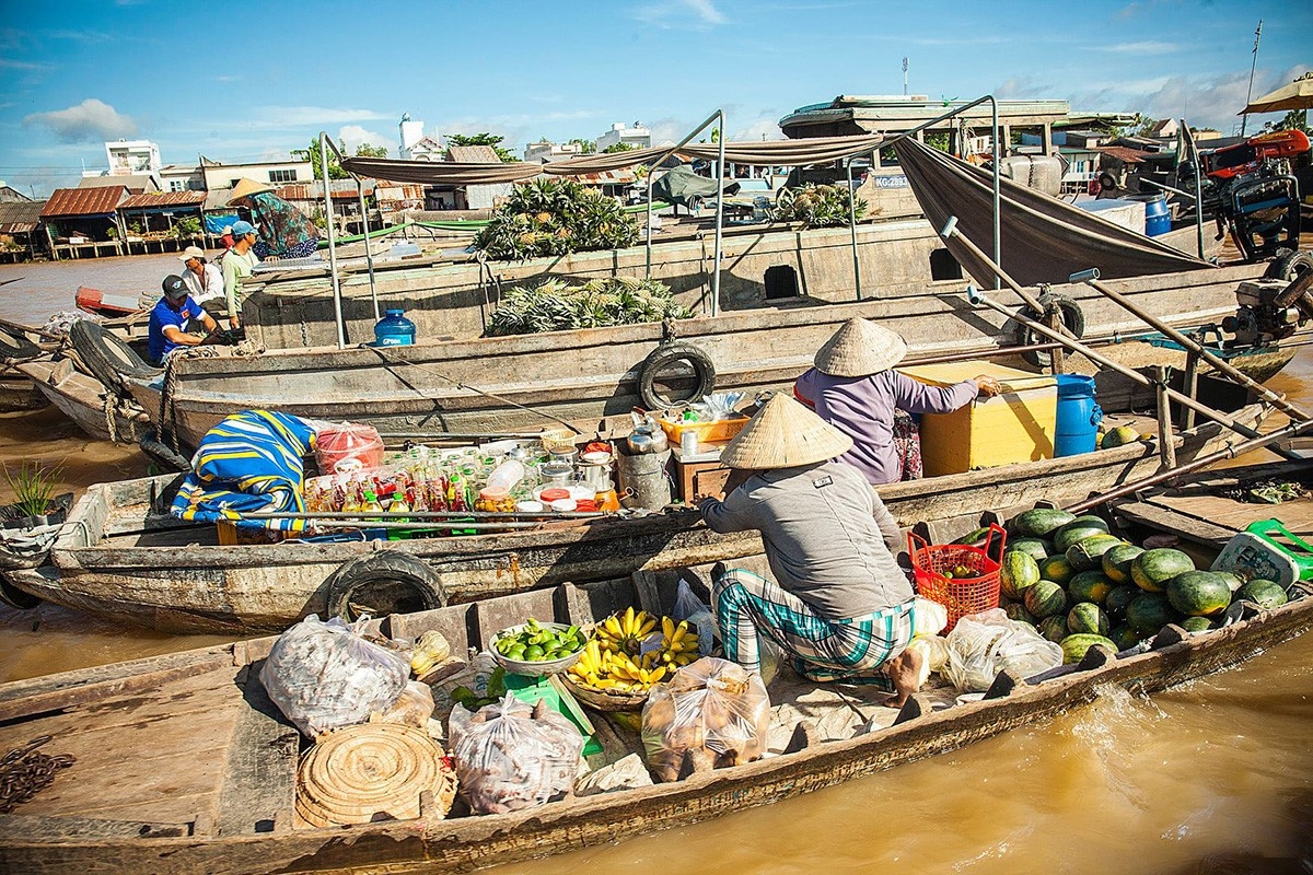 Tường thuật tham quan chợ nổi Cái Răng độc lập chi tiết nhất