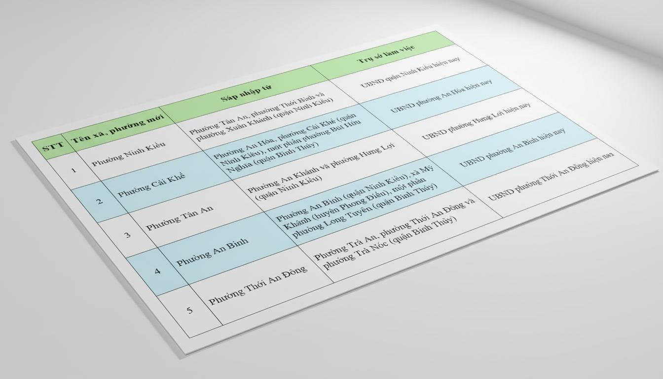 5 Điều Cần Biết Về Phường Cái Khế Sáp Nhập An Hòa Bùi Hữu Nghĩa [A-Z Thông Tin Mới]